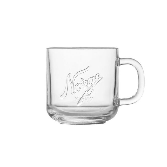 Hovedbilde Glasskopp med hank 2pk Norgesglasset