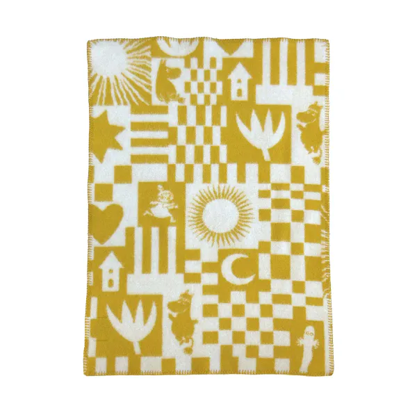 Hovedbilde Pledd i lammeull Mummi Play 65 x 90 cm Klippan