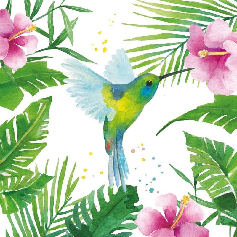 Middagsservietter Tropical 