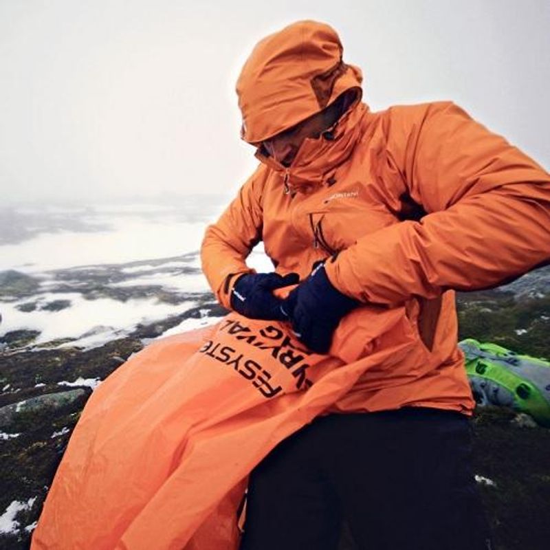 Overlevelsespose Survival Bag Red