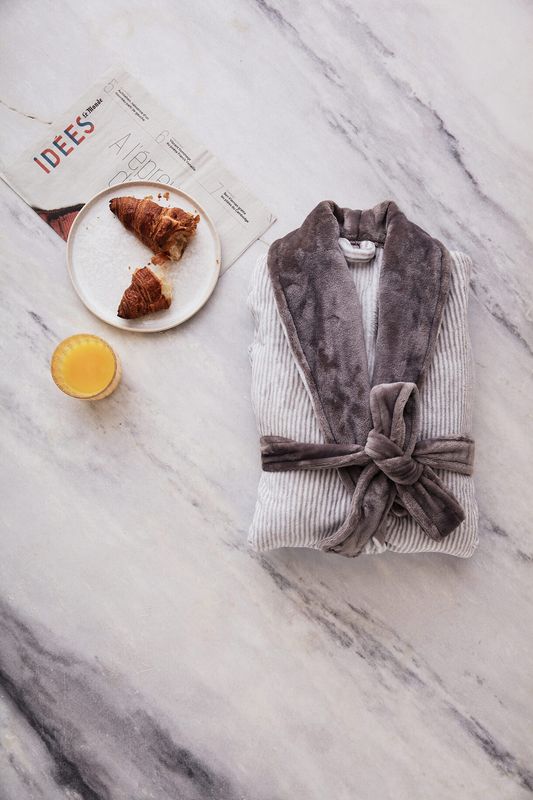 Morgenkåpe i Flanell S/M