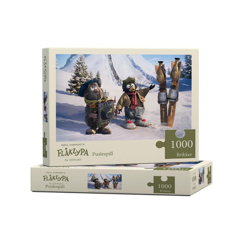 Flåklypa Puslespill 1000 brikker - Rekorden