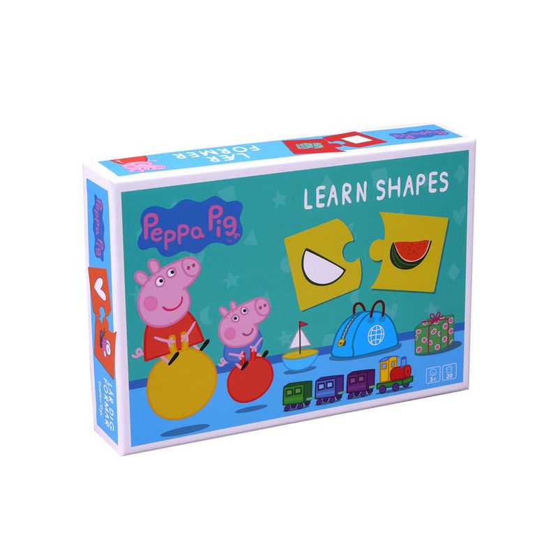 Peppa Gris Lær former, formpuslespill