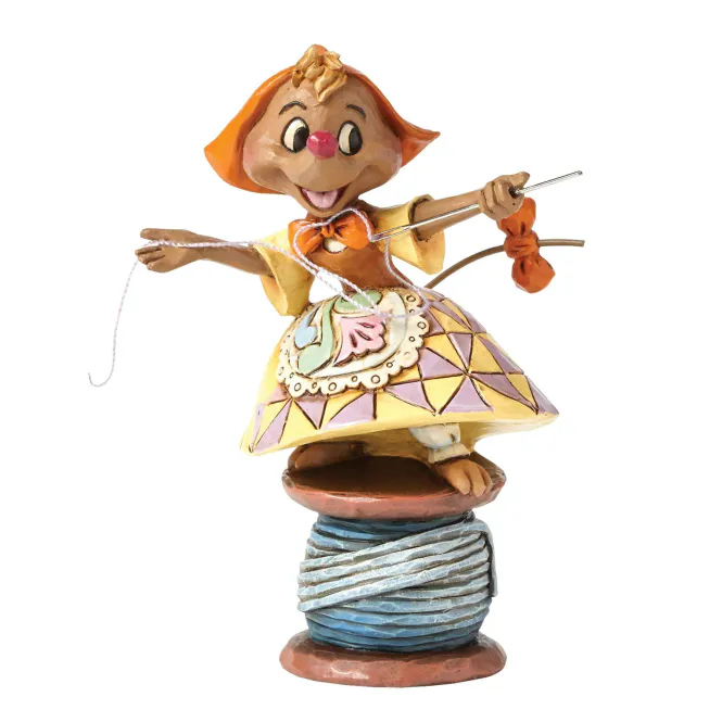 Hovedbilde Disney Julefigur - Askepott's lille hjelper 10 cm