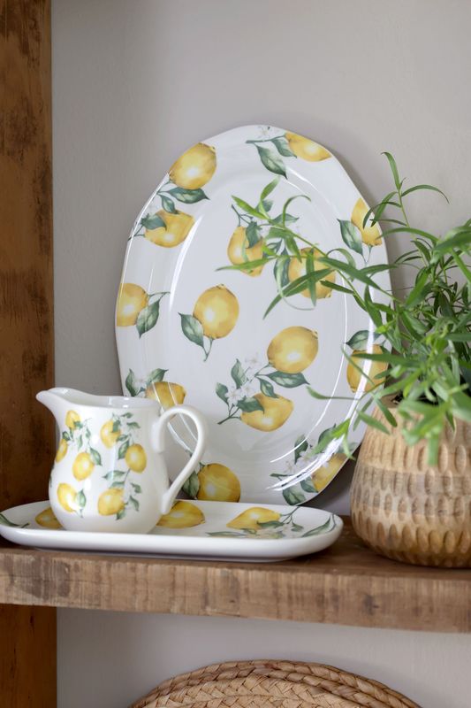 Tours skål med sitroner – Mangotre (Ø25 cm)