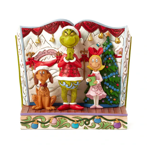 Hovedbilde Grinchen med Cindy-Lou og Max - Grinch Storybook