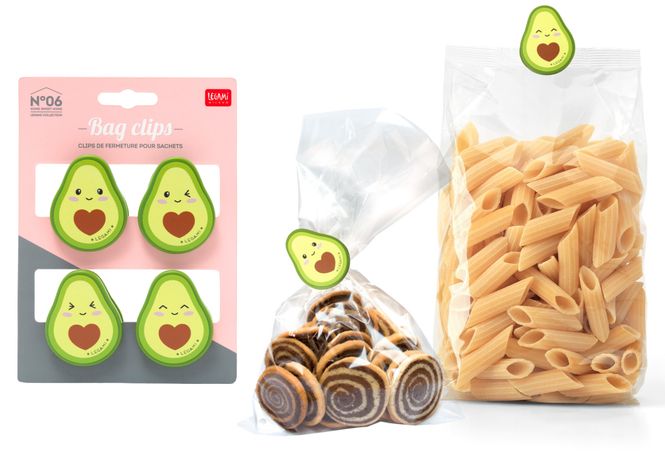 Hovedbilde Bag clip Avokado fra Legami 