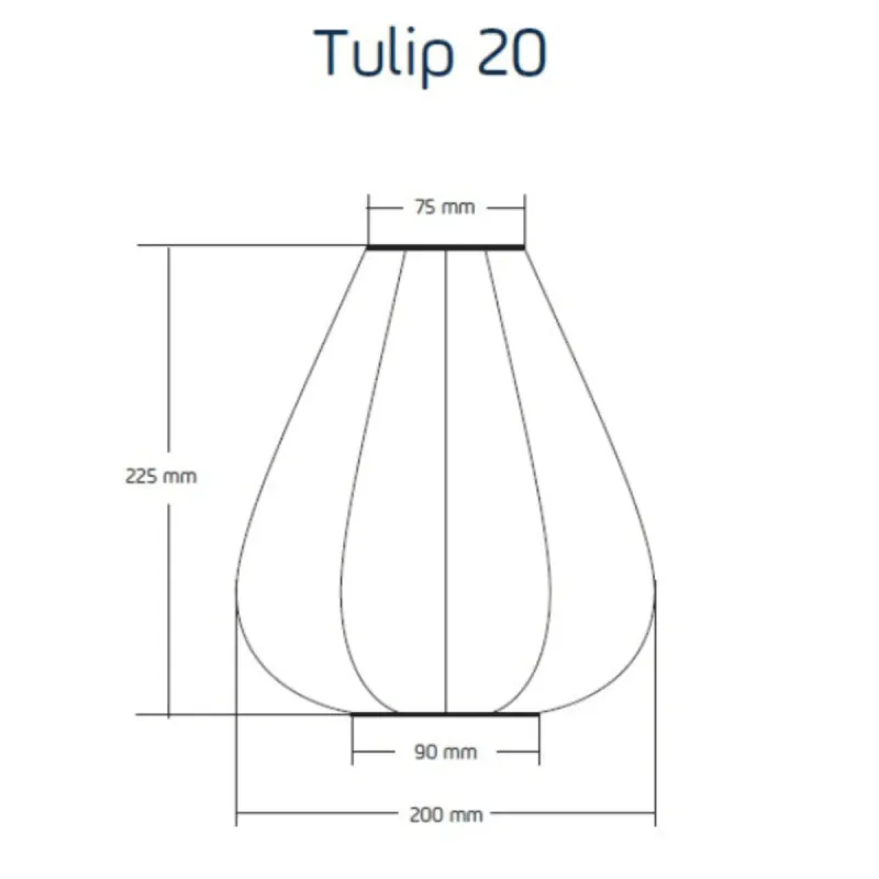 Lumiz Solcelle Led Lykt Tulip 20 Lace Soft Blush