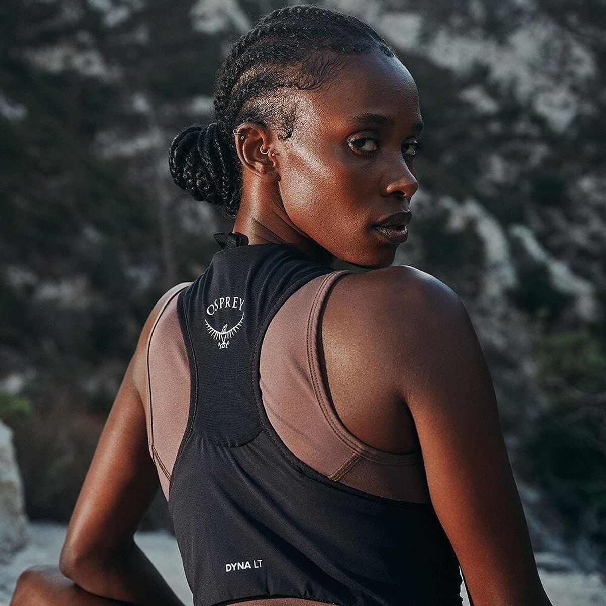 Osprey Løpevest til dame, Dyna LT m/flasker, Dawn Blue