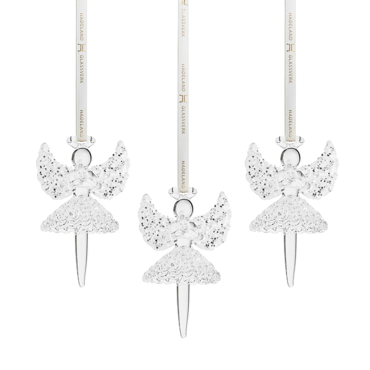 Glassengel Ballerina 3PK Hadeland Glassverk