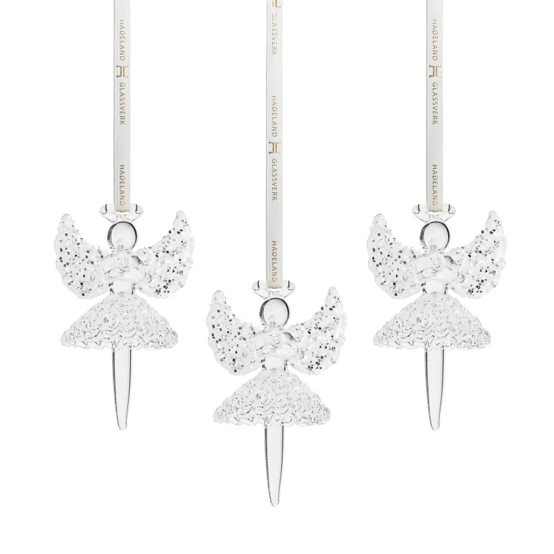 Glassengel Ballerina 3PK Hadeland Glassverk
