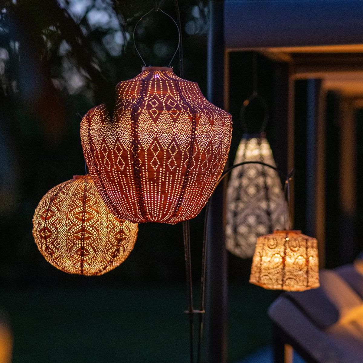 Lumiz Solcelle Led Lykt Balloon 20 Folia Mocha Mousse