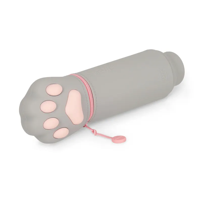 Silikon pennal Kawaii, 2i1 Kattepote - Legami