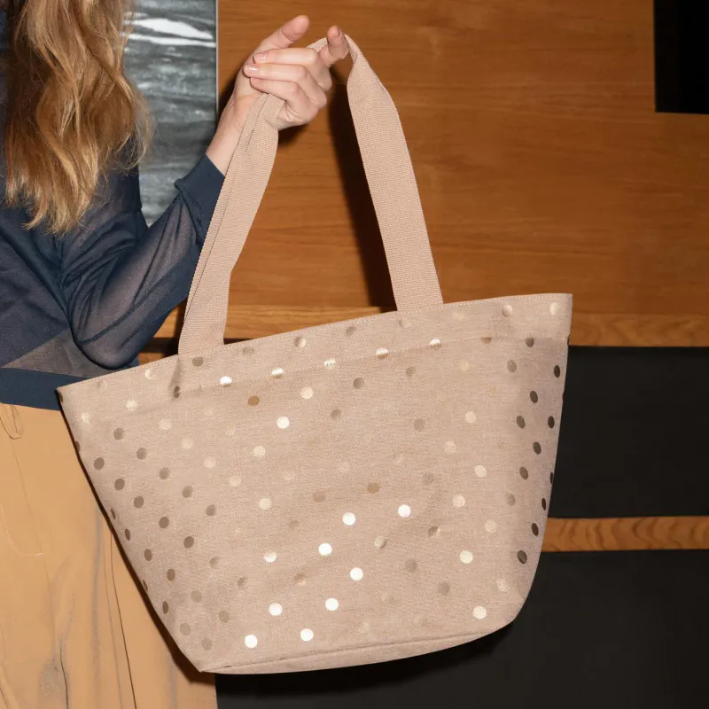 Veske Shopper M Dots Coffee - Reisenthel