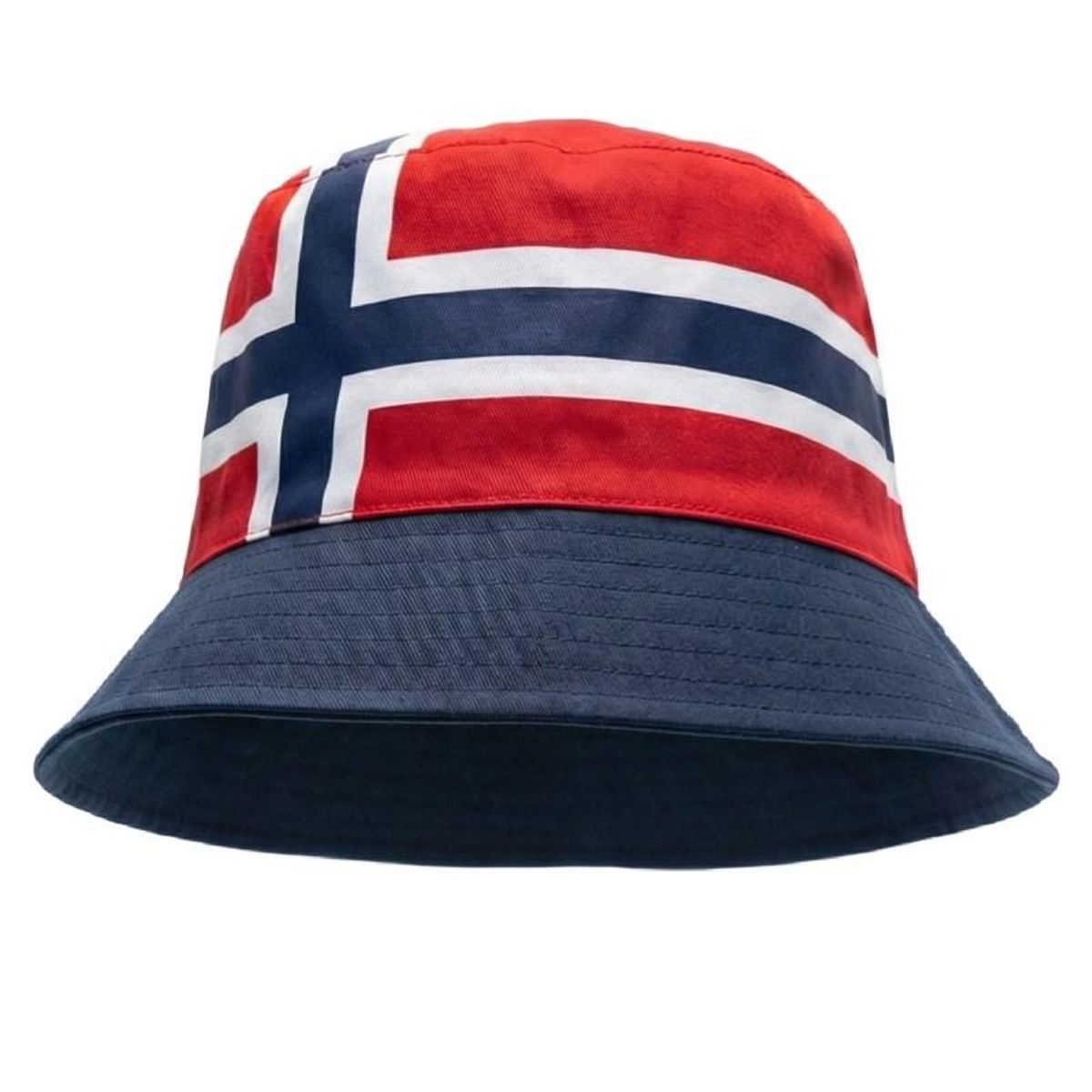 Bøttehatt med det Norske Flagg
