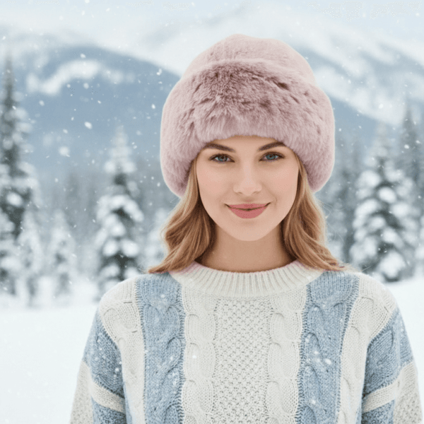 Hovedbilde Pelslue  Super Fluffy, rosa