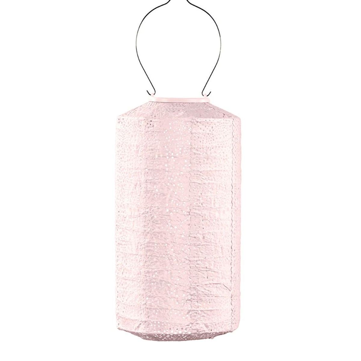 Lumiz Solcelle Led Lykt Cylinder 18 Paisley Soft Blush