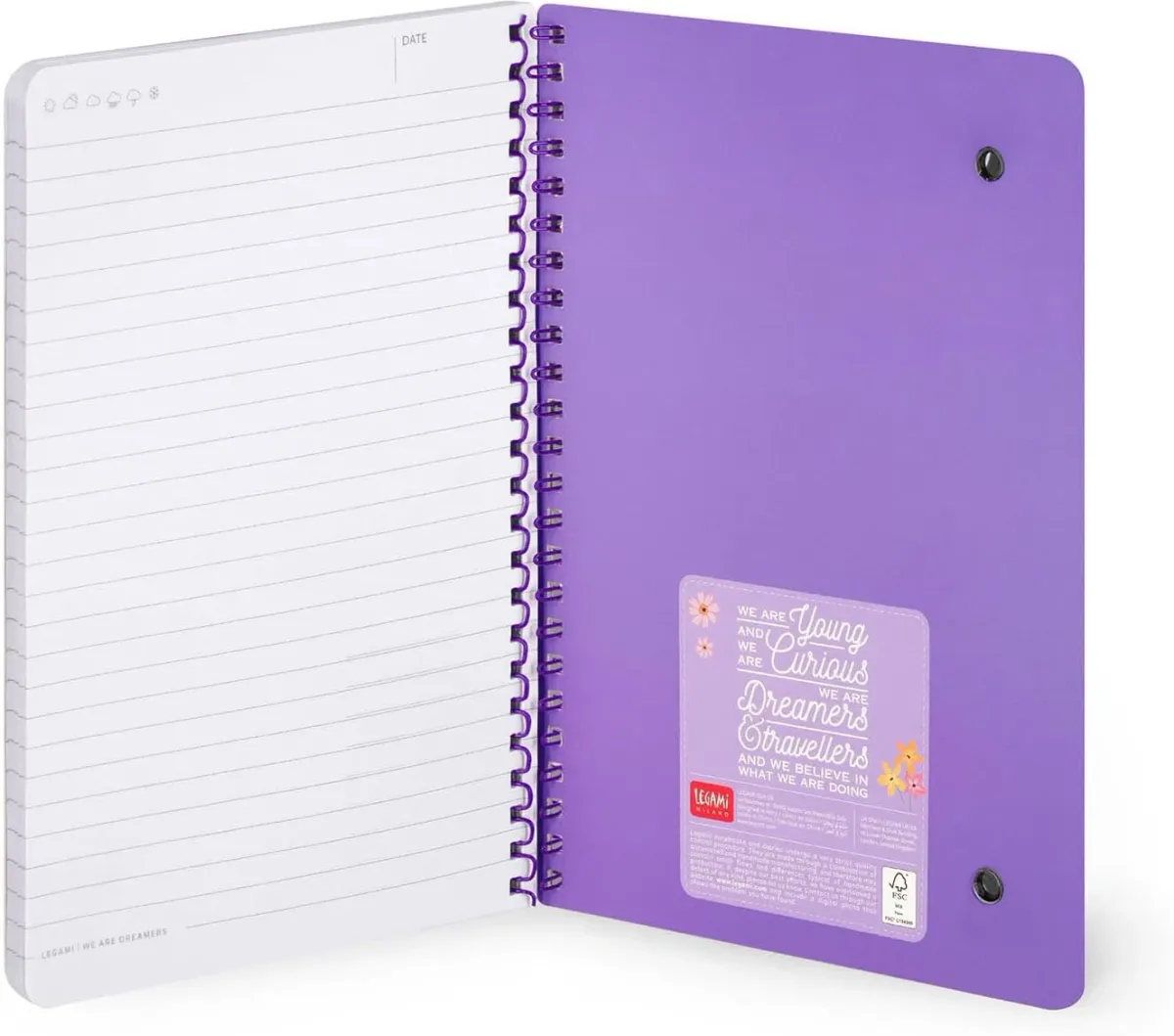 Notatbok Spiral A5 Flowers