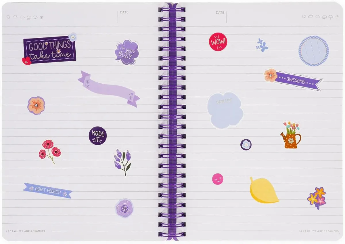 Notatbok Spiral A5 Flowers