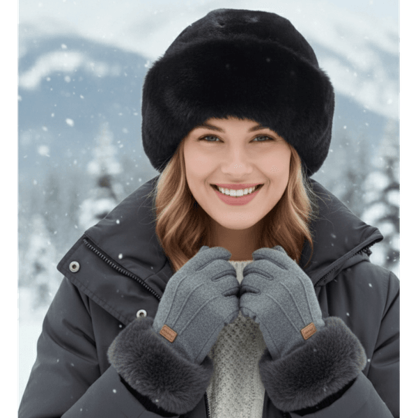 Hovedbilde Pelslue  Super Fluffy, lysegrå