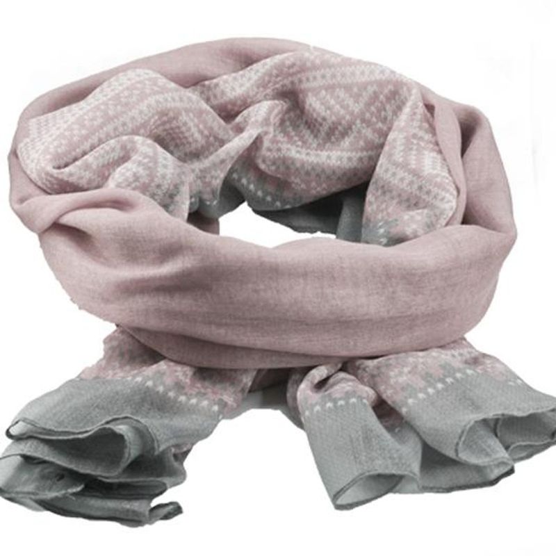 Skjerf Marius® Lys Rosa/Grå