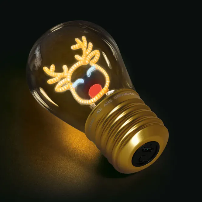 Hovedbilde Lyspære lampe, oppladbar Reinsdyr Legami 