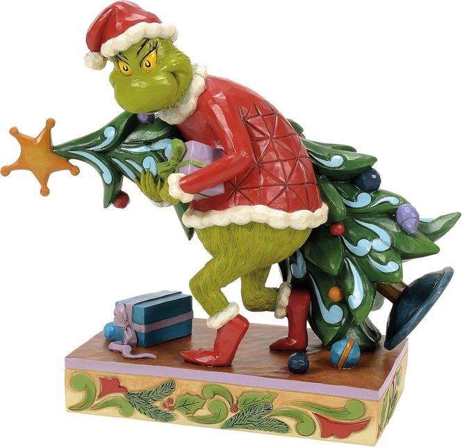 Hovedbilde Grinchen Julefigur - Grinchen stjeler juletre