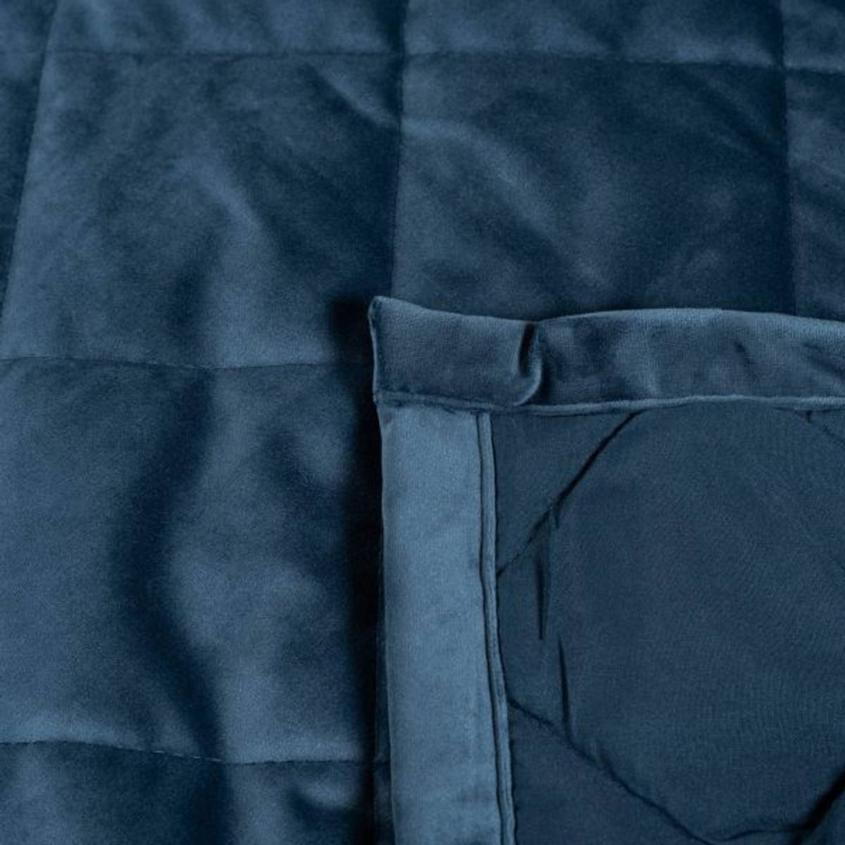 Savoy Sengeteppe Blå 240×260 cm
