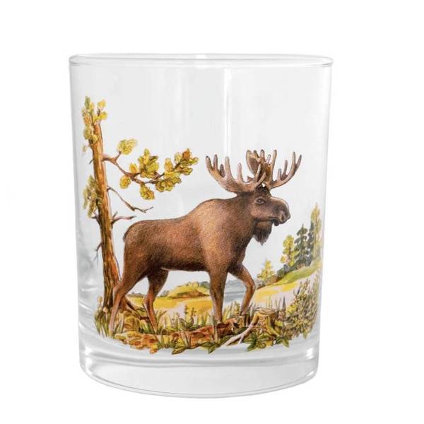 Bilde av Villmark serien - Whiskyglass Elg 